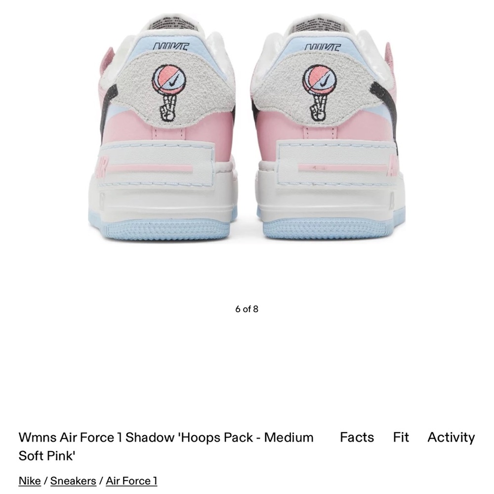 Women’s size 9.5 Nike Air Force 1 Shadow